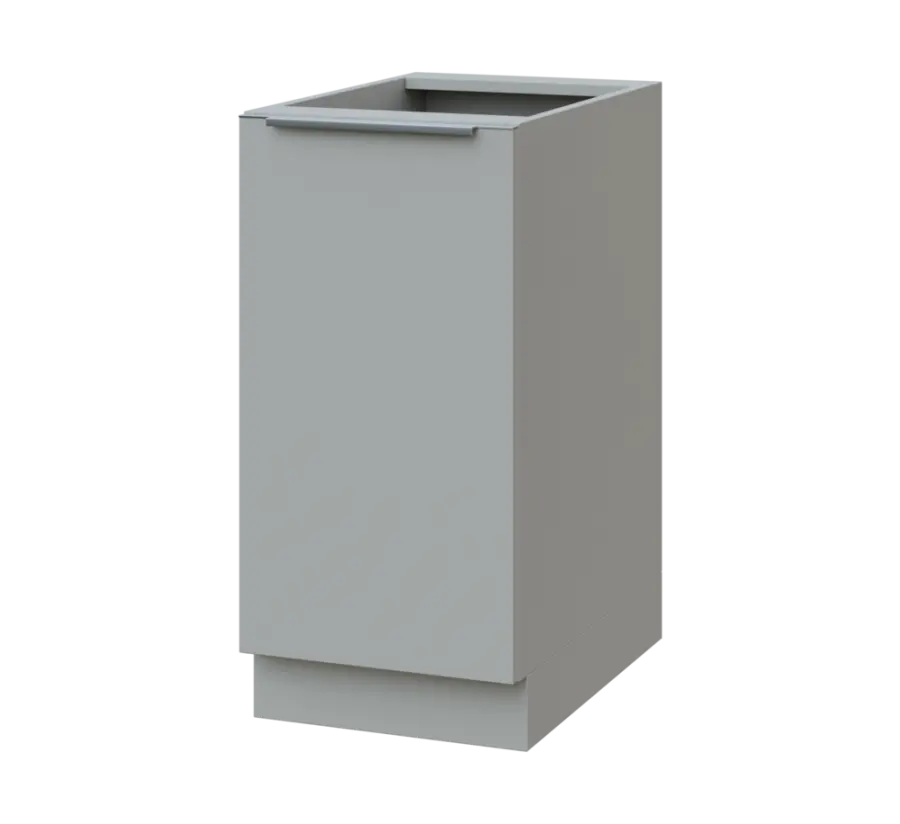 SIS - 4D spodní skříňka, 1-dveřová, levá, 870x400x600, šedá